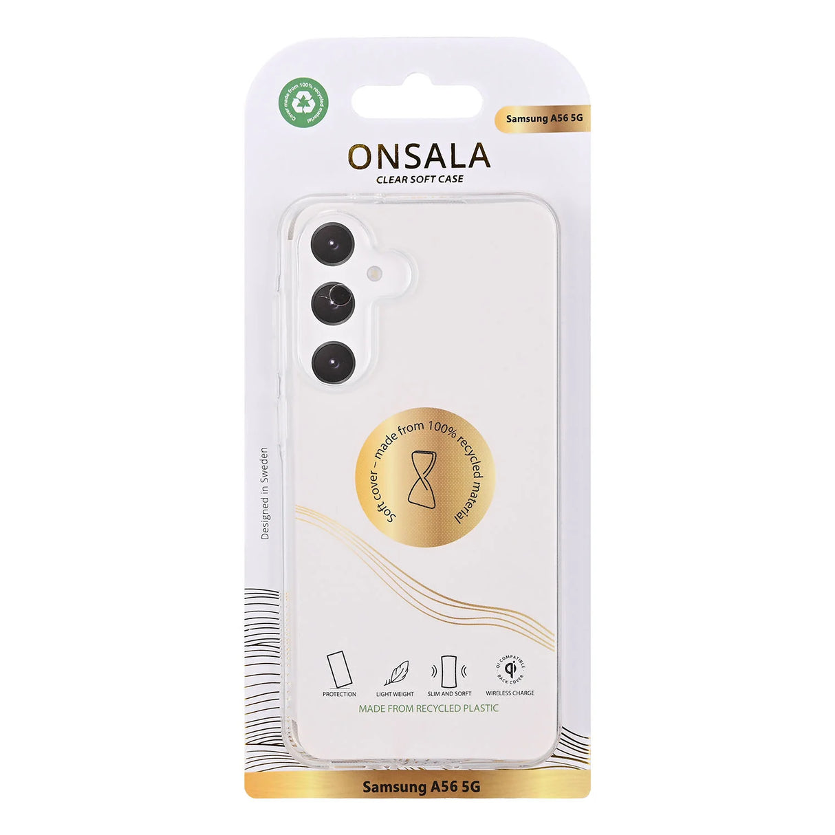 ONSALA Mobilcover Samsung A56 5G TPU Transparent