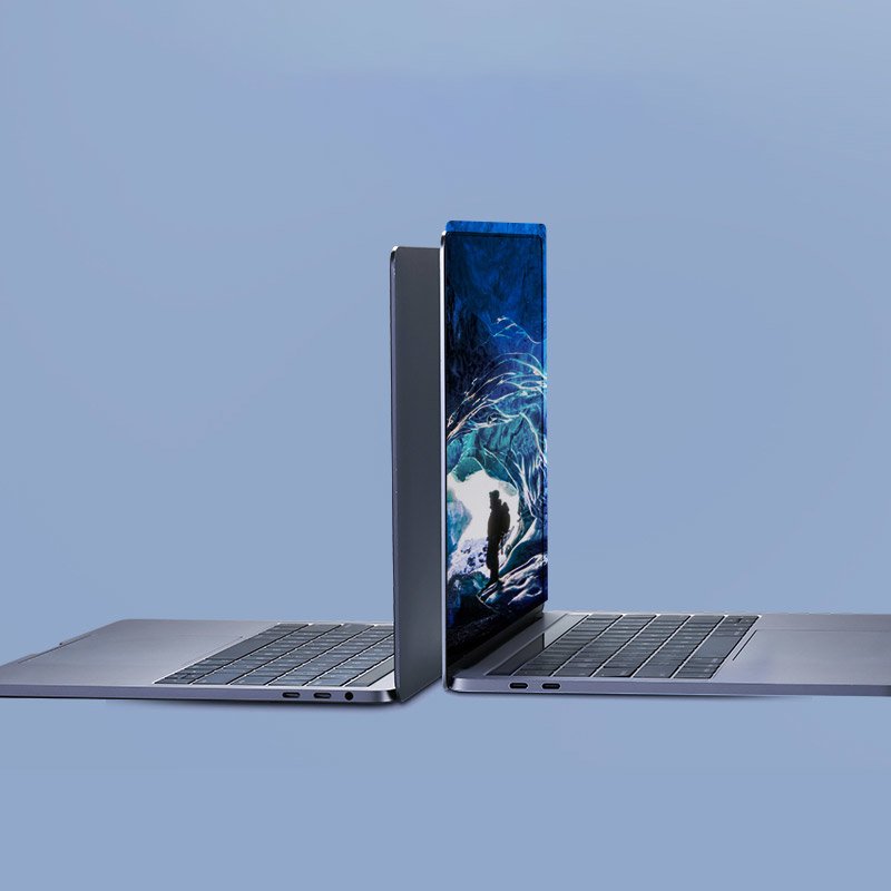 HUB Ugreen 60559 2x USB-C / USB-C PD (Thunderbolt 3, 100W, 4K 60 Hz, 10 Gbps) / HDMI 4K 30 Hz / 3x USB 3.0 til MacBook Pro / Air - Grå
