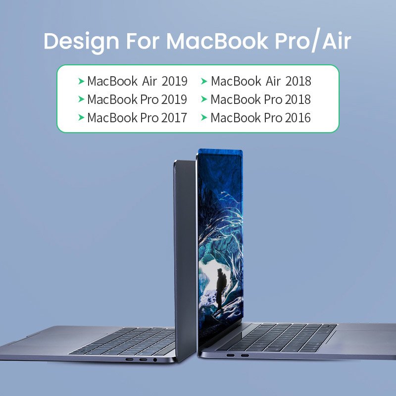 HUB Ugreen 60559 2x USB-C / USB-C PD (Thunderbolt 3, 100W, 4K 60 Hz, 10 Gbps) / HDMI 4K 30 Hz / 3x USB 3.0 til MacBook Pro / Air - Grå
