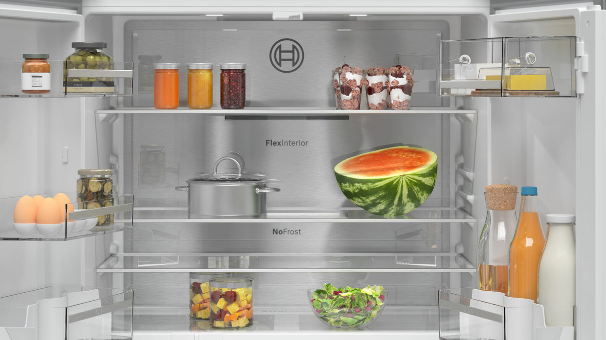 Bosch Serie 6 KFN96AXEA side-by-side køle-fryseskab Fritstående 605 L Sort