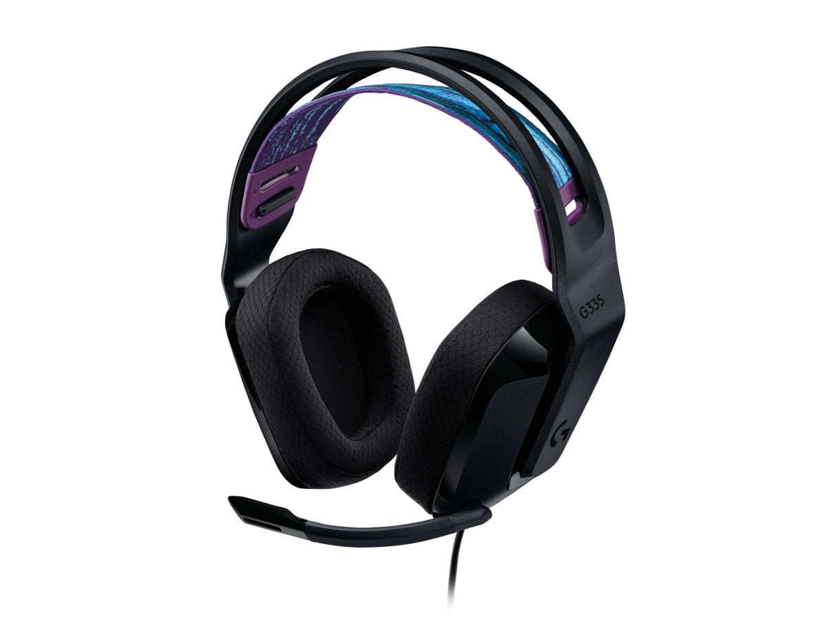 Logitech G G335 Wired Gaming Headset Kablet Høretelefoner Sort