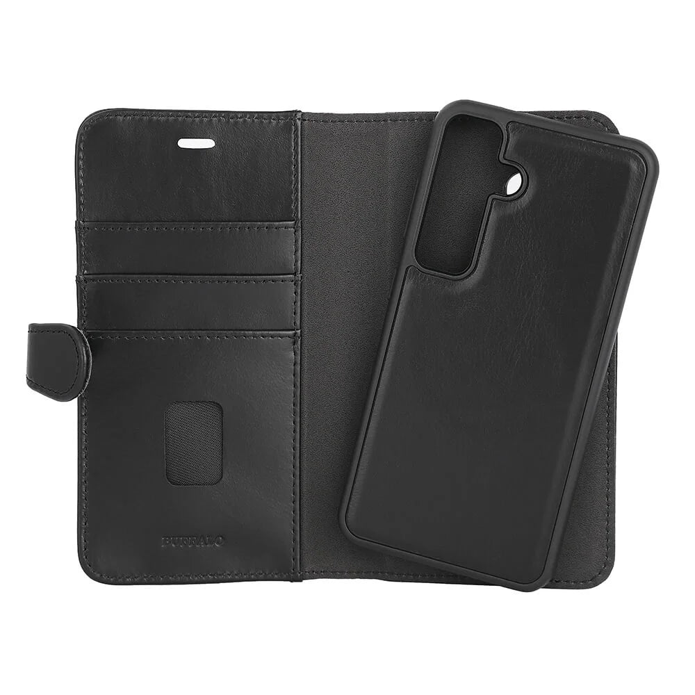 Wallet Læder 2-i-1 Sort - Samsung S24 5G