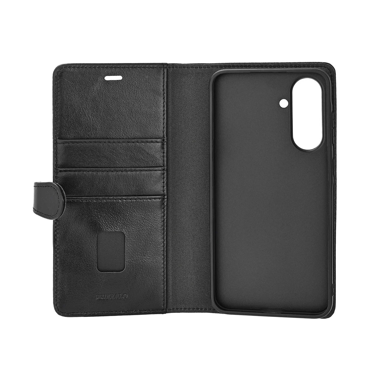 Wallet 2i1 Samsung A56 5G Læder 3 Kort Sort