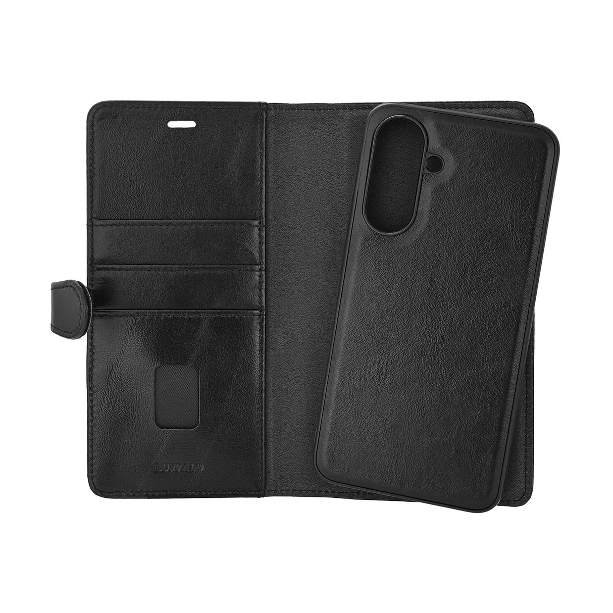 Wallet 2i1 Samsung A56 5G Læder 3 Kort Sort