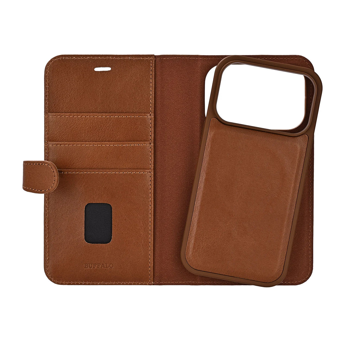 Wallet 2i1 MagSeries 3 Kortrum MagSeries Brun - iPhone 17 Pro