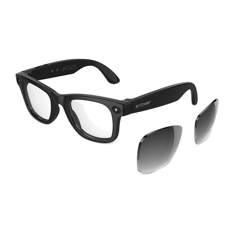 BlitzWolf BW-AG1 Pro AI Smart Glasses med udskiftelige fotokromiske linser