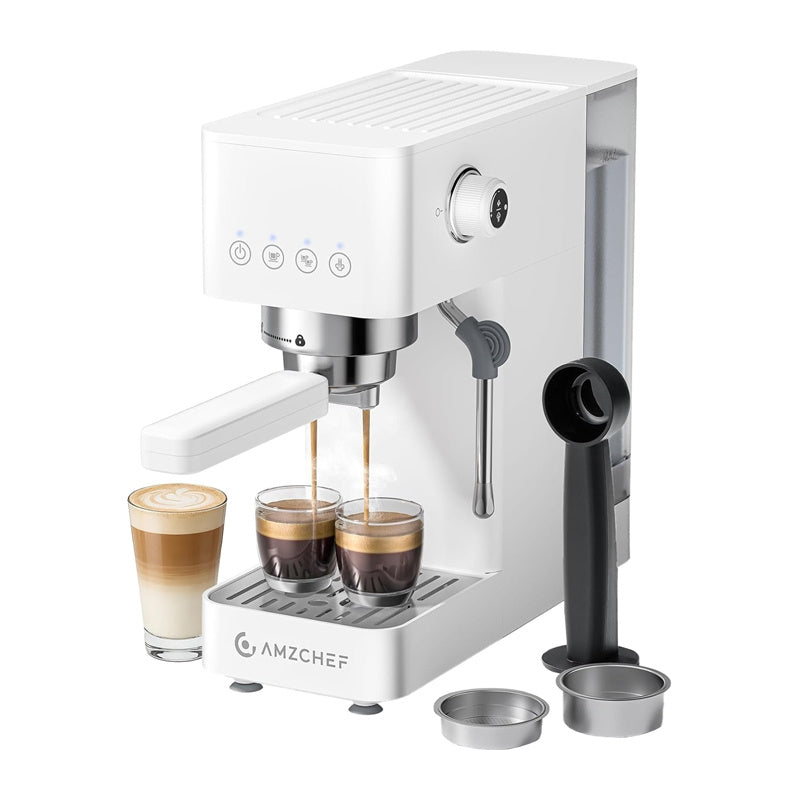 AMZCHEF CE-EM3131-WT Kaffemaskine (hvid)