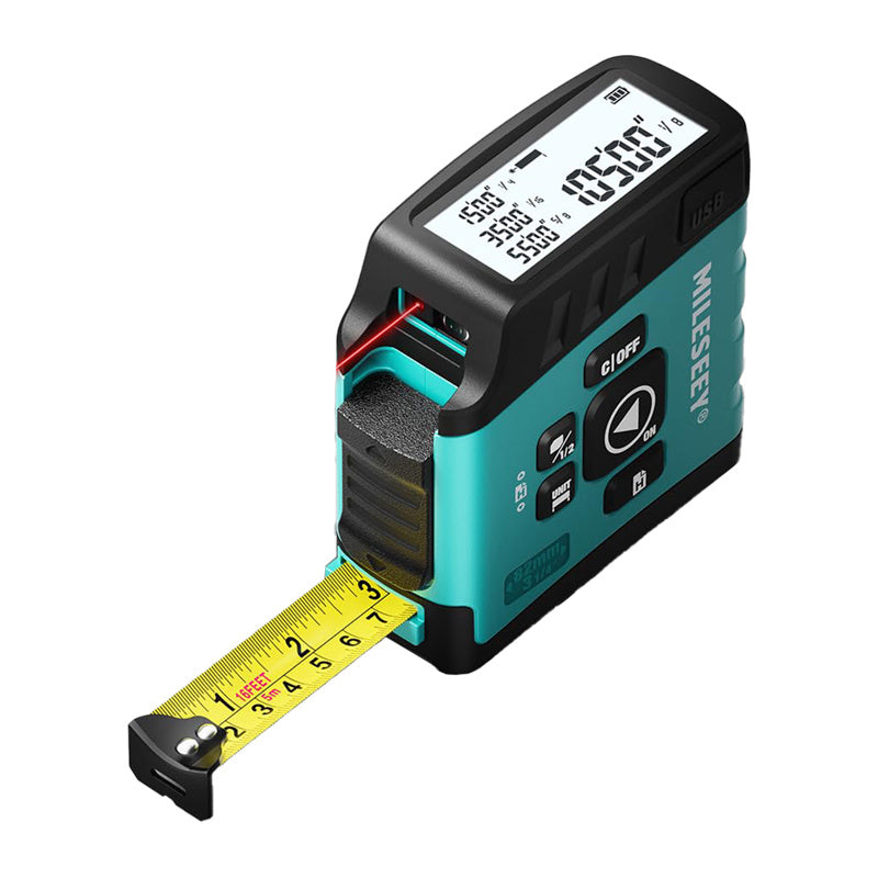 Mileseey DT20 Laser Distance Meter med et 40-meter målebånd