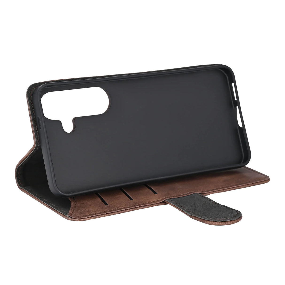Wallet 3 Kort Brun - Samsung S25 5G