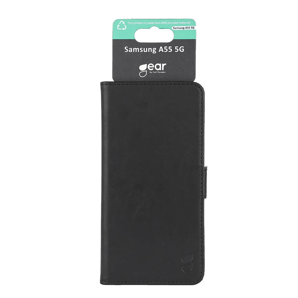 Wallet 3 kortpladser Sort - Samsung A55 5G