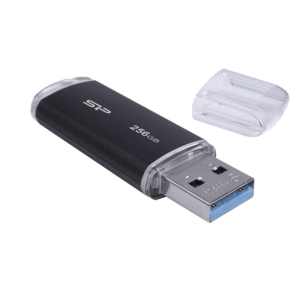 Silicon Power Blaze B02 USB-nøgle 256 GB USB Type-A 3.2 Gen 1 (3.1 Gen 1) Sort