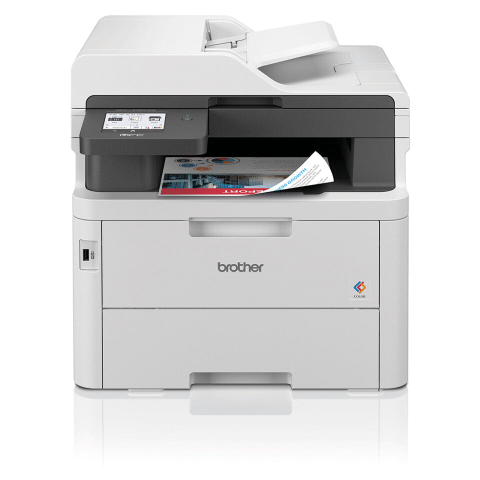 Brother MFC-L3760CDW Multifunktionsprinter LED A4 600 x 2400 dpi 26 sider pr. minut Wi-Fi