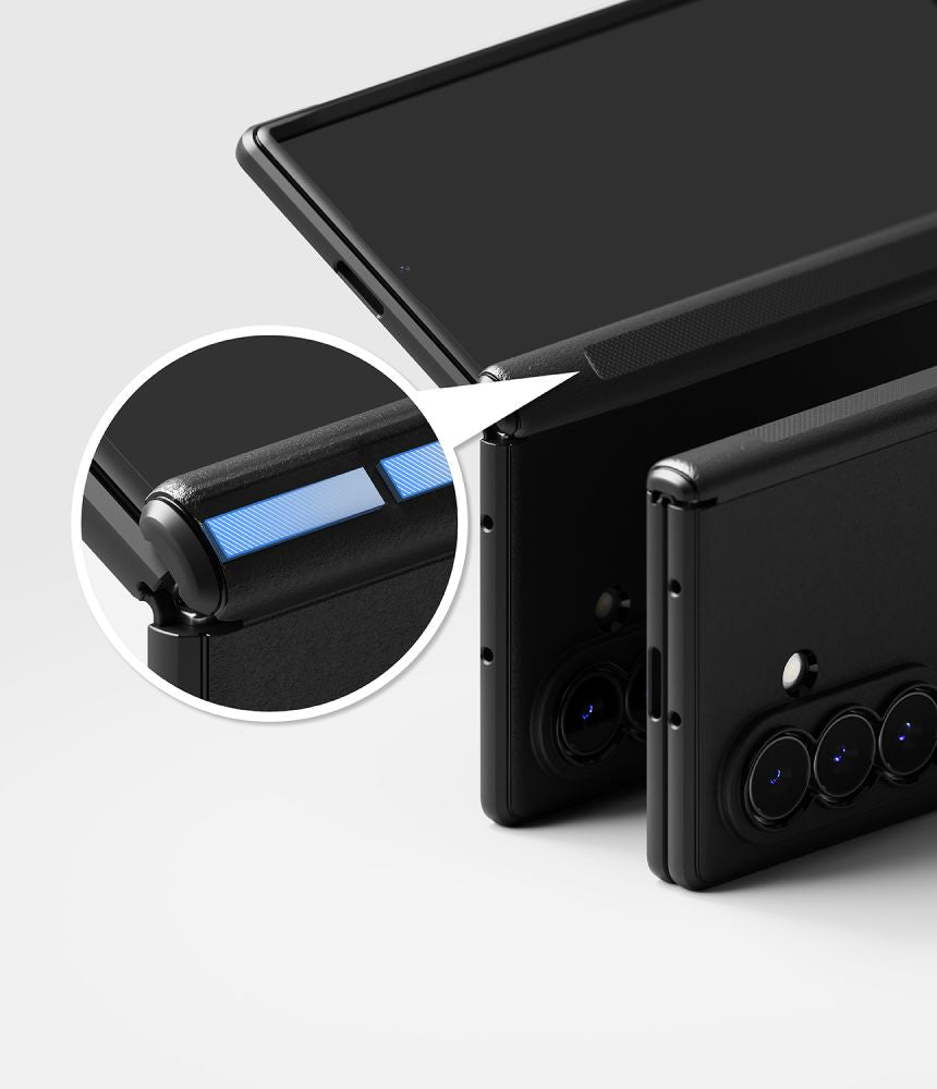 Ringke Onyx Flap Magnetisk Magsafe Galaxy Z Fold 8 Ultra Sort