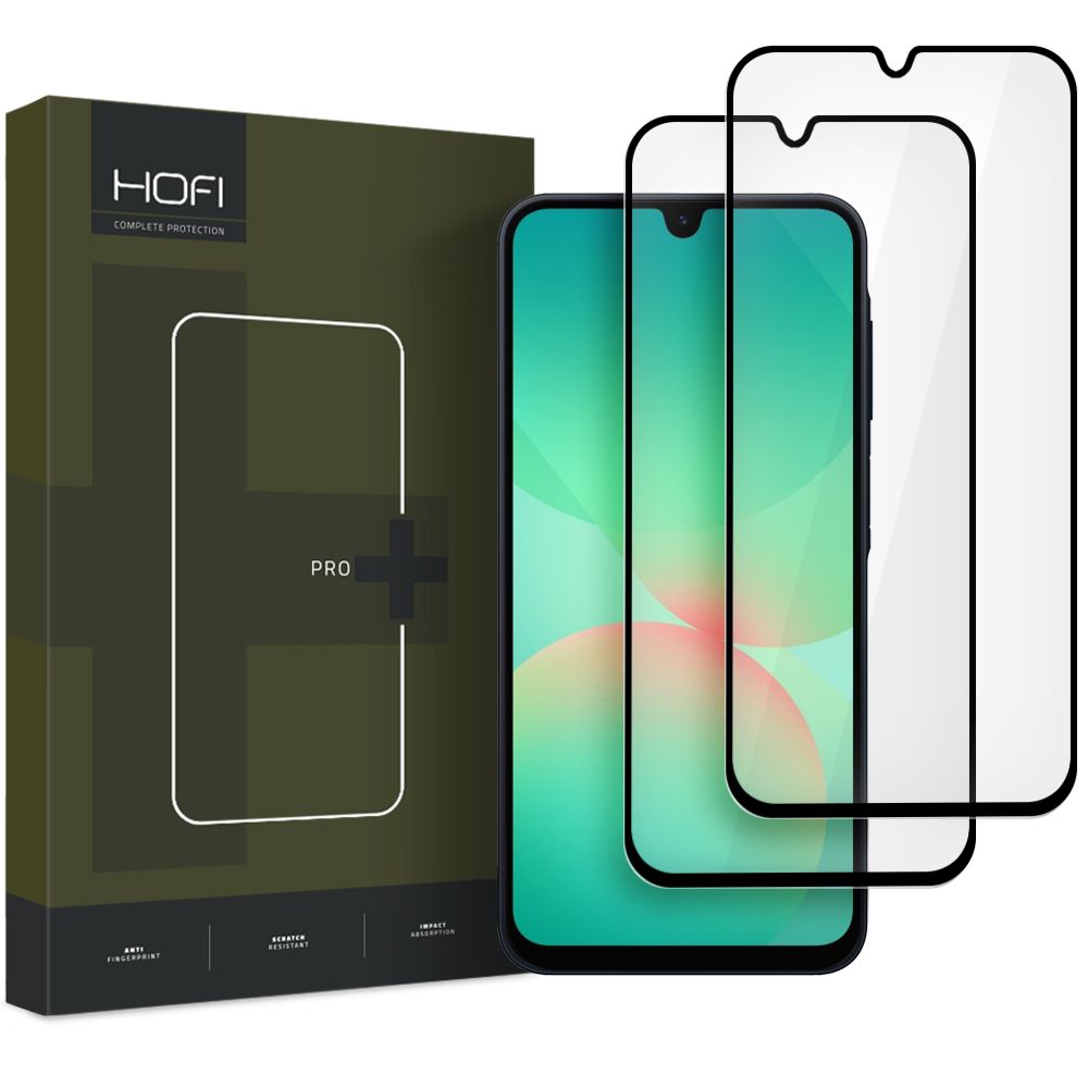 Hærdet Glas Hofi Glass Pro+ 2 Pack Galaxy A16 4 G / 5 G / A26 5 G / A17 4 G / 5 G / A27 5 G Sort