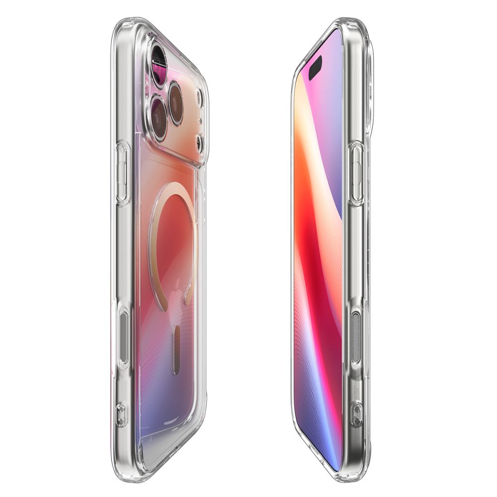Spigen Ultra Hybrid Magsafe Iphone 17 Pro Klar/Guld