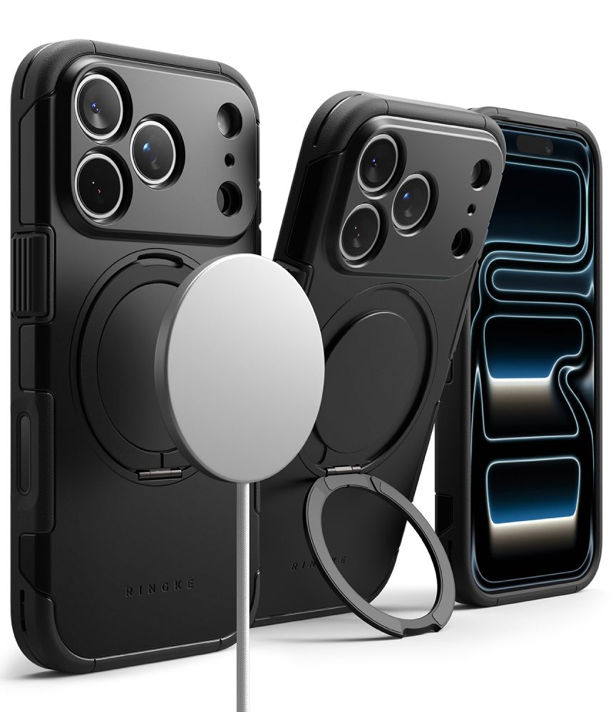 Ringke Alles Magnetisk Magsafe Iphone 17 Pro / 18 Pro Sort
