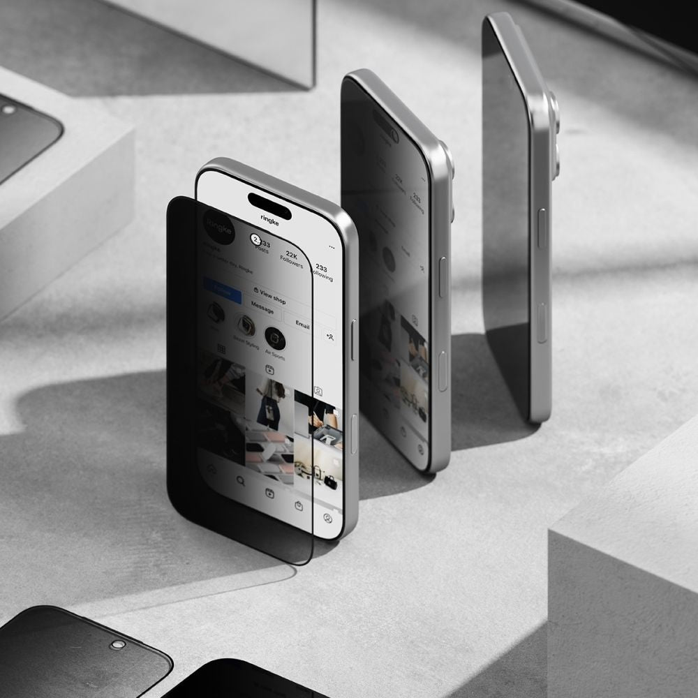 Privacyglas Ringke Easy Slide 2 Pack Iphone 17 Fortrolighed