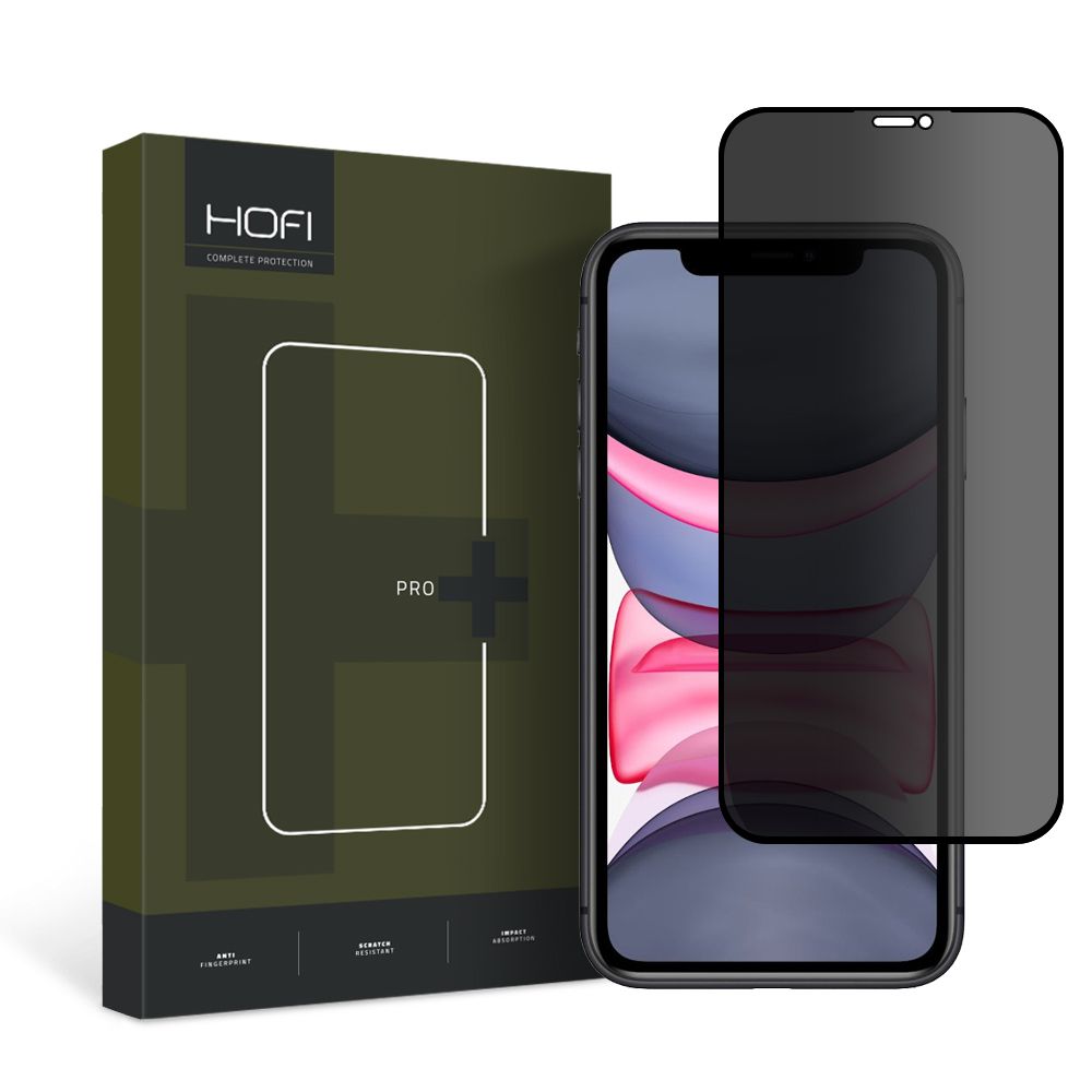 Privacyglas Hofi Anti Spy Glass Pro+ Iphone 11 / Xr Fortrolighed