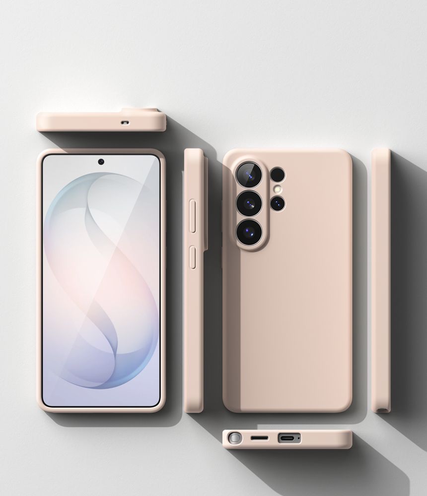 Ringke Silikone Magnetisk Magsafe Galaxy S26 Ultra Rosa Sand