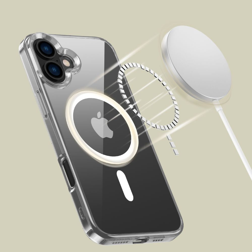 Tech Protect Flexair Hybrid Magsafe Iphone 16 Plus Clear