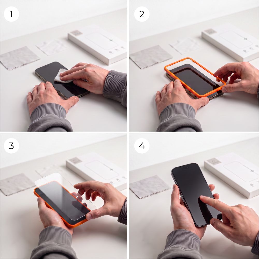 Hærdet Glas Tech Protect Easy Set+ 3 Pack Iphone 18 Pro Clear