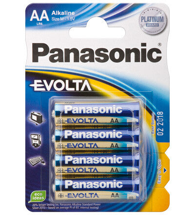Wentronic LR6 4-BL Panasonic EVOLTA Engangsbatteri AA Alkaline