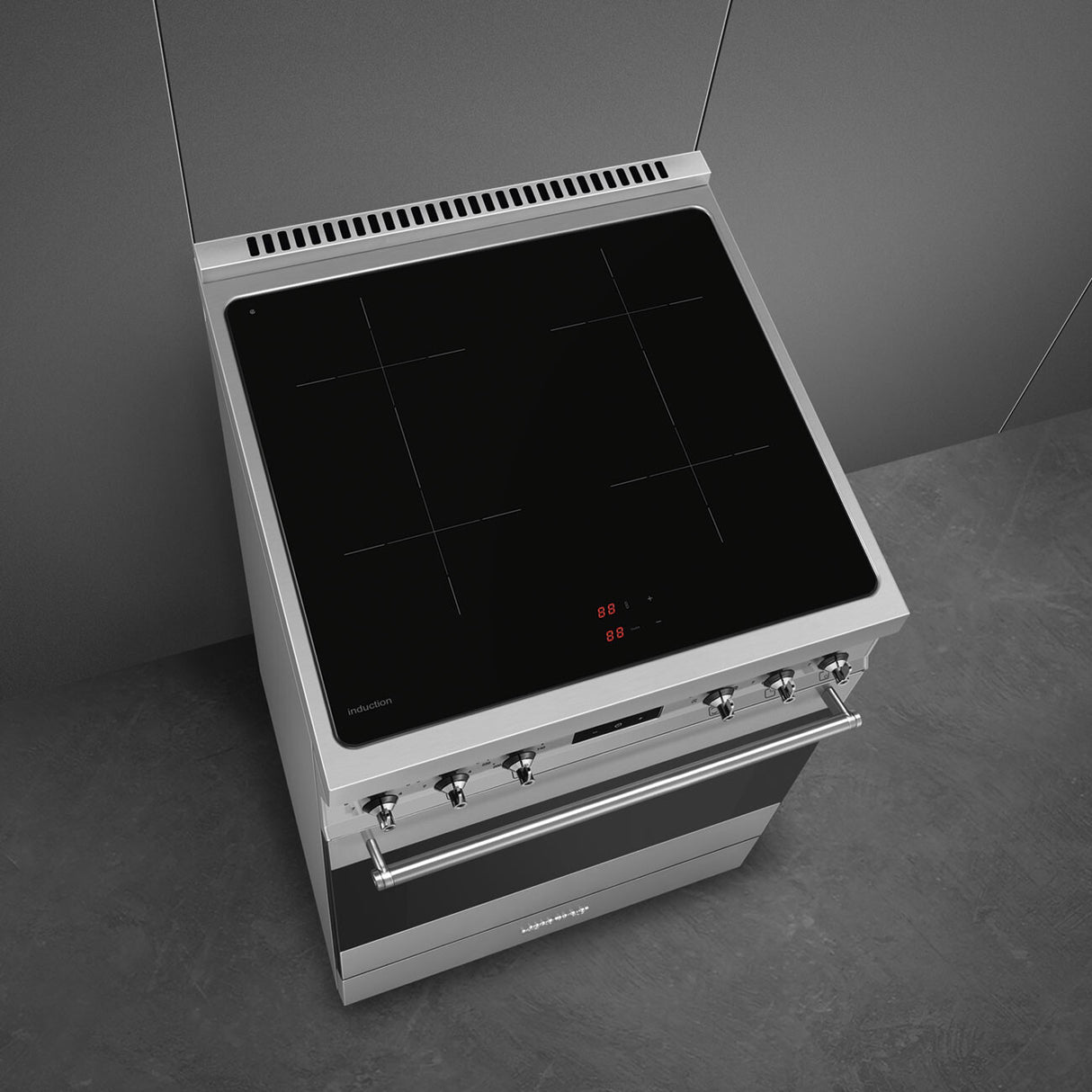 Smeg Symphony Classic Komfur C6IPXM2 Rustfrit stål