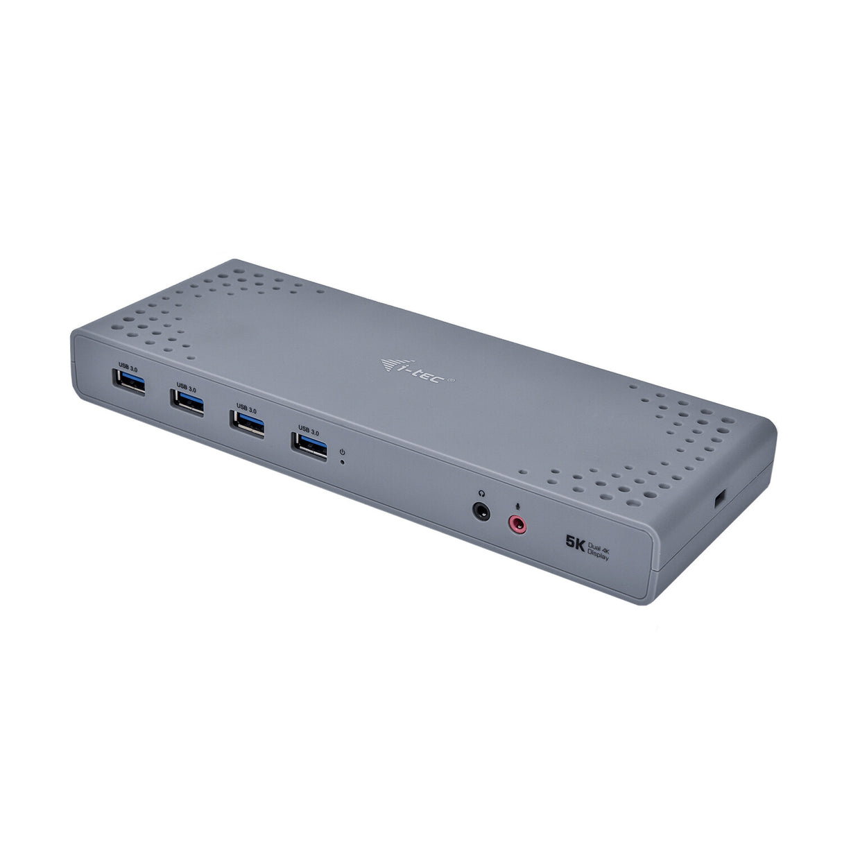 i-tec CADUAL4KDOCK dockingstation Ledningsført USB 3.2 Gen 1 (3.1 Gen 1) Type-C Sort, Turkis