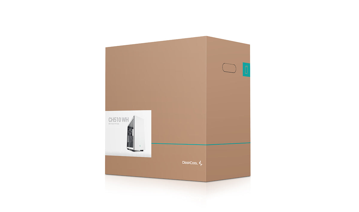 DeepCool CH510 WH Tower Udvidet ATX Hvid