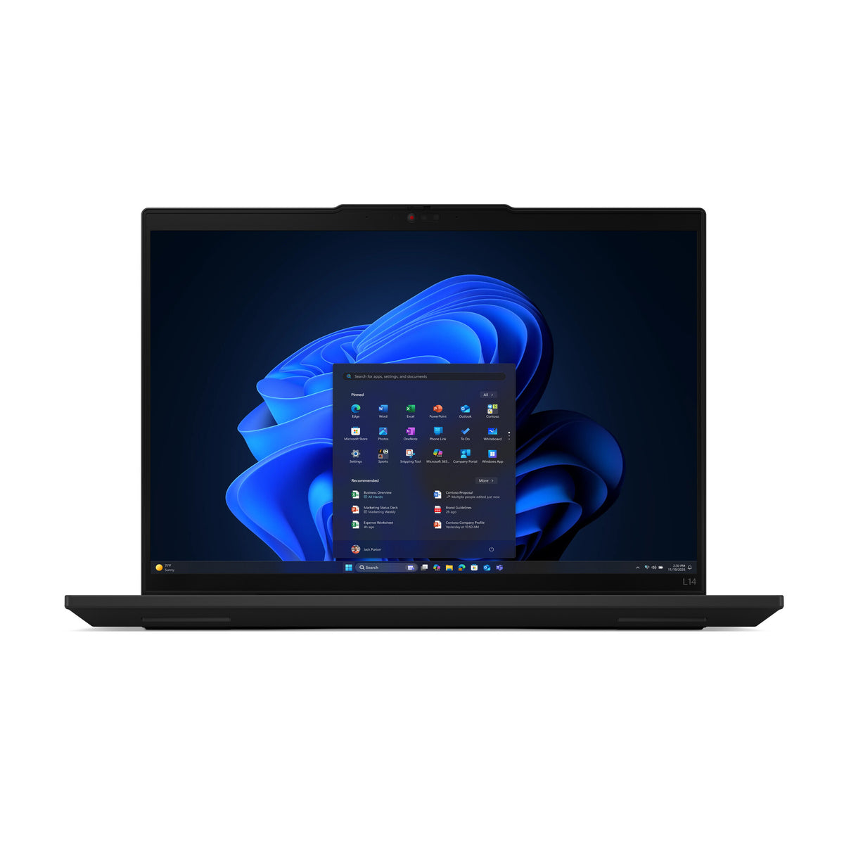 Lenovo ThinkPad L14 Gen 6 (AMD) AMD Ryzen™ 5 PRO 215 Laptop 35,6 cm (14") WUXGA 16 GB DDR5-SDRAM 512 GB SSD Wi-Fi 7 (802.11be) Windows 11 Pro Sort Engelsk