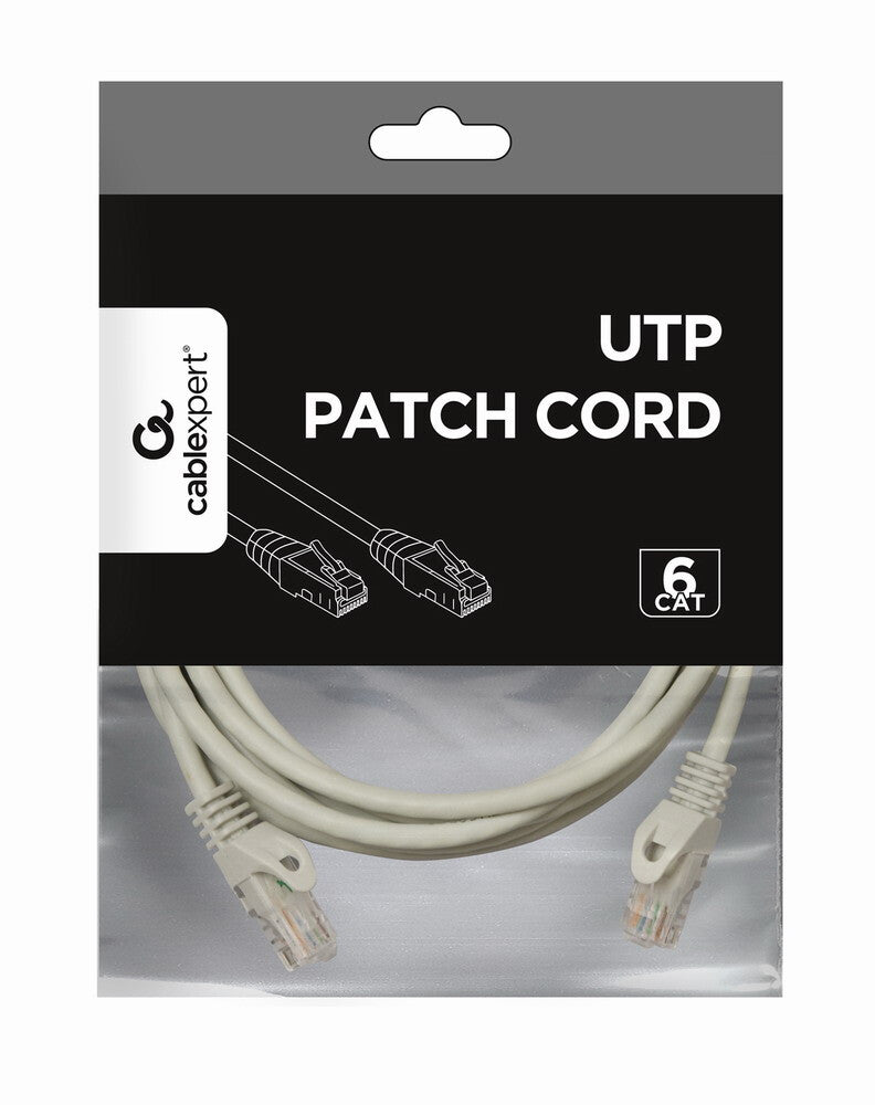 Gembird PP6U-3M netværkskabel Grå Cat6 U/UTP (UTP)