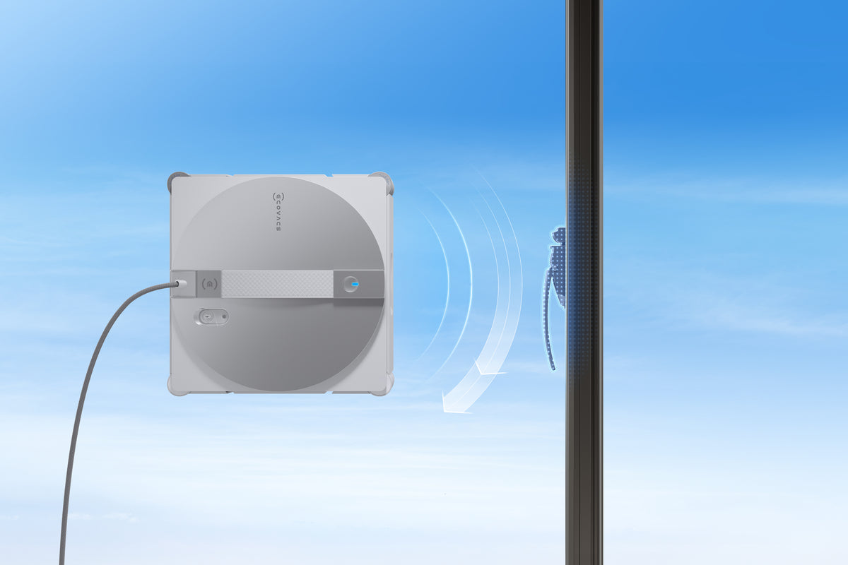 Ecovacs Winbot W3 OMNI Vinduesrenser robotstyret Sølv