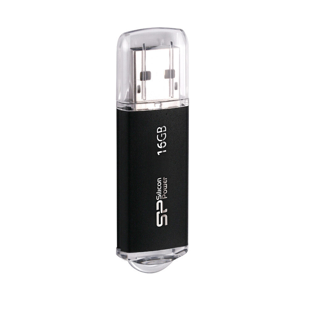 Silicon Power Ultima Ⅱ USB-nøgle 16 GB USB Type-A 2.0 Sort