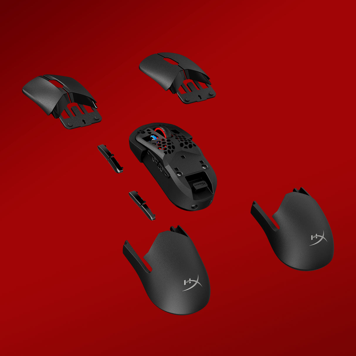 HyperX Pulsefire Saga Pro Optisk Trådløs Sort
