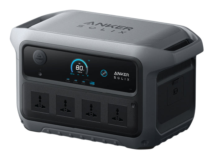 Anker SOLIX C2000 - Gen 2 - transportabel strømstation - 2400 watt - LiFePO4 - 40000 mAh - 2048 Wh