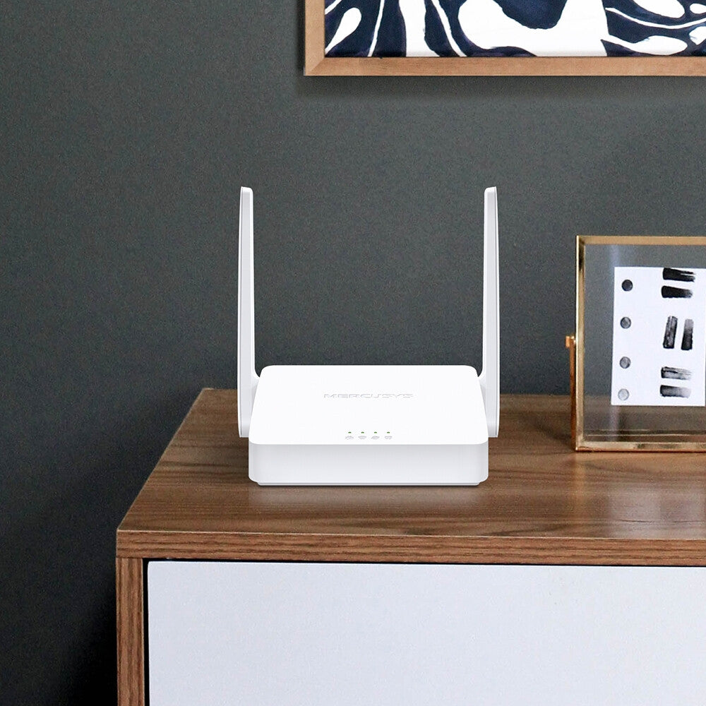 Mercusys MW302R trådløs router Hurtigt ethernet Enkelt band (2,4 GHz) Hvid