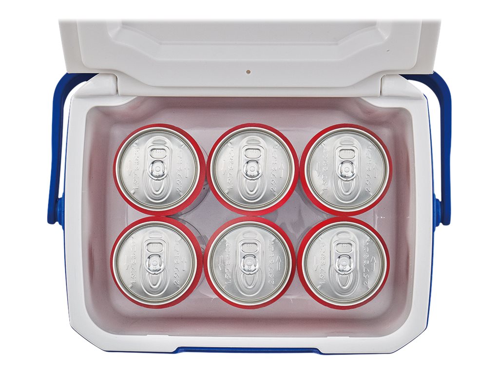 Coleman FlipLid 6 Termoboks Højdensitets polyetylen (HDPE) Blå Hvid