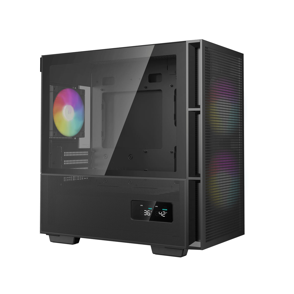 DeepCool CH360 DIGITAL Tower Micro ATX Sort
