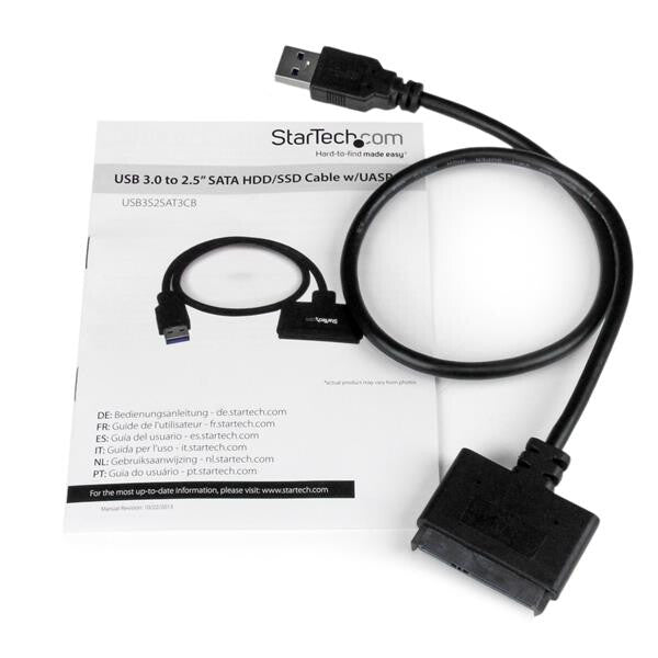 StarTech.com USB3S2SAT3CB dockingstation Sort