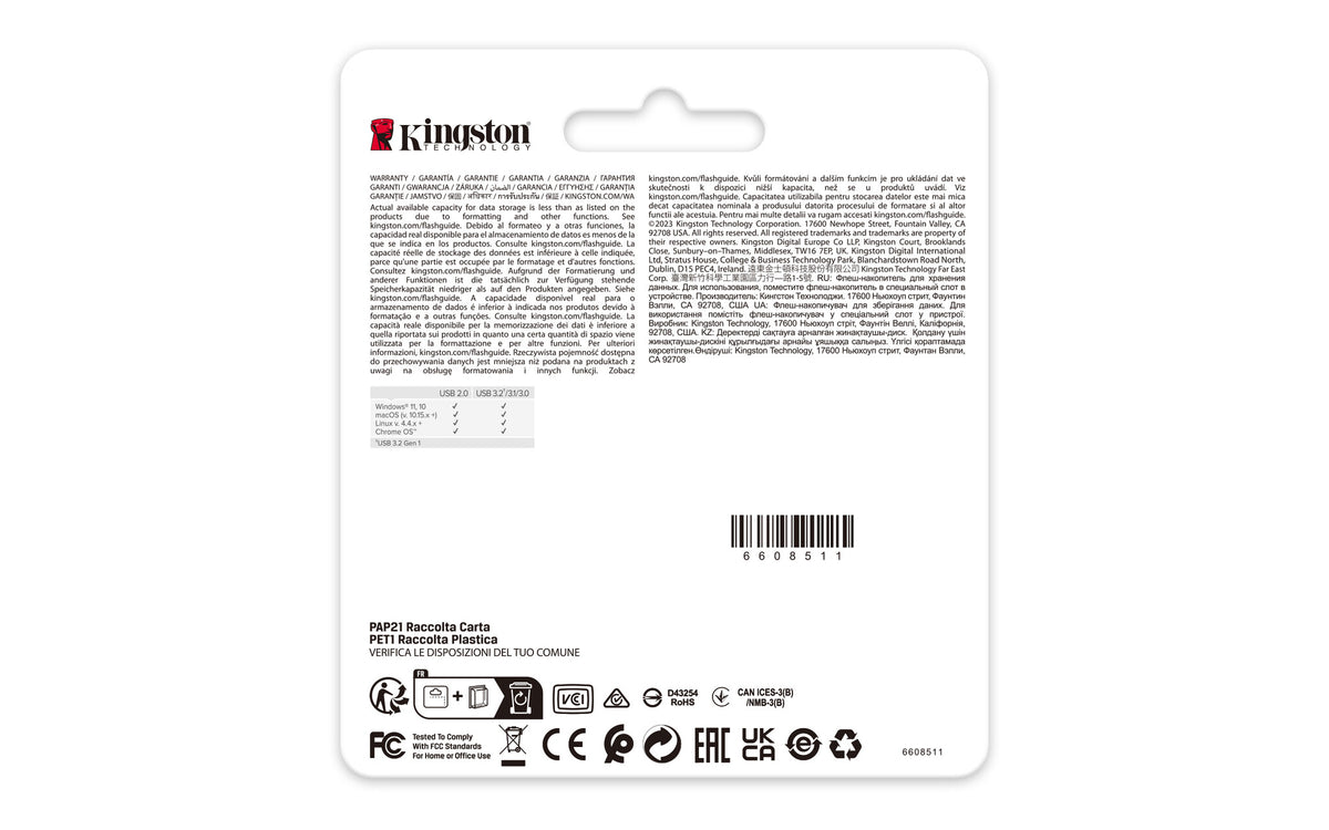 Kingston Technology DataTraveler 64 GB 220 MB/s Metal USB 3.2 Gen 1 SE9 G3