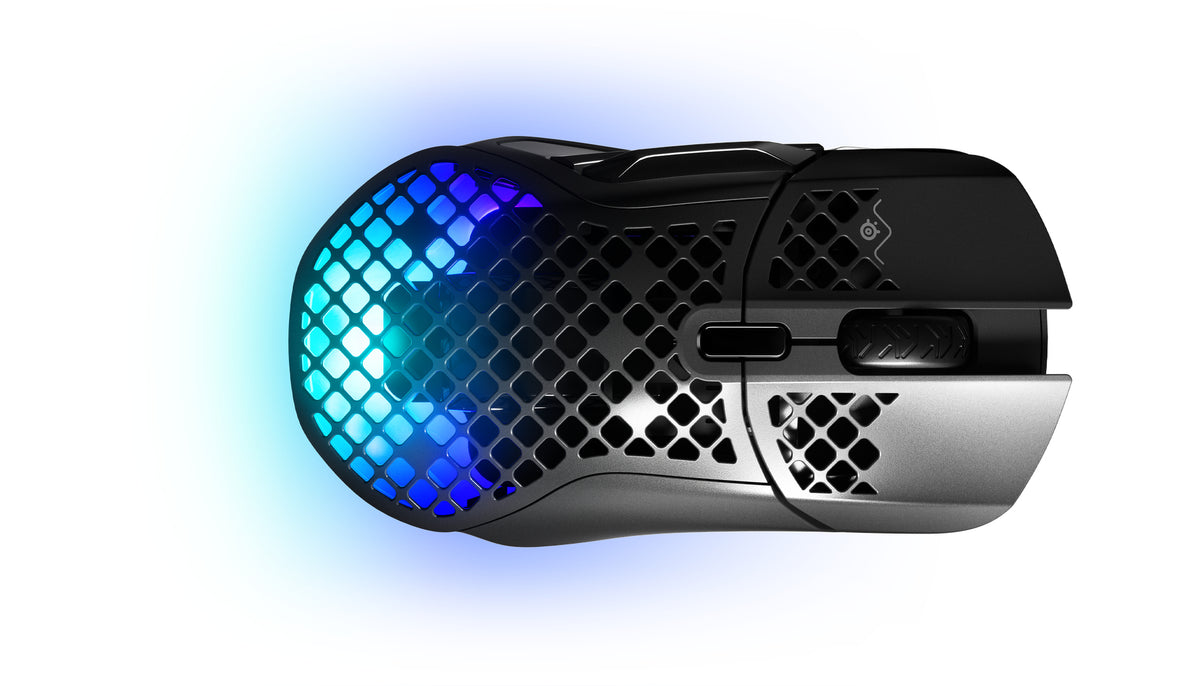 SteelSeries Aerox 5 Optisk Trådløs Kablet Sort