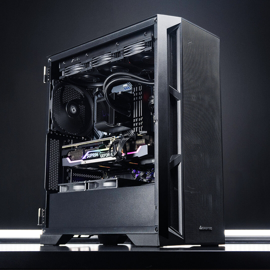 Chieftec APEX AIR GA-01B-M-OP ATX Midi Tower Sort