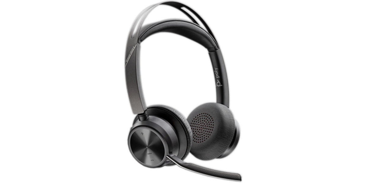 HP Poly Voyager Focus 2 Trådløs Høretelefoner Sort