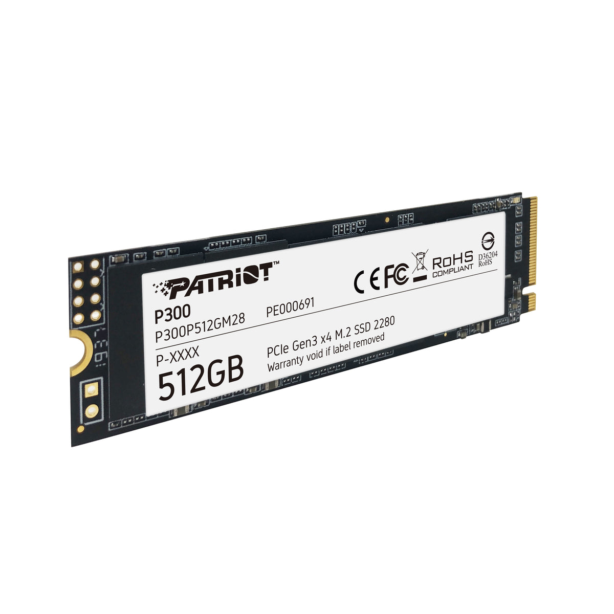 Patriot SSD P300 512GB M.2 PCI Express 3.0 x4 (NVMe)