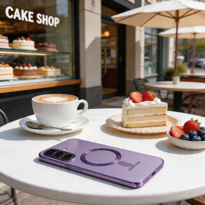 Tech-Protect MagFlex MagSafe Case til Samsung Galaxy A37 5G - gennemsigtig lilla