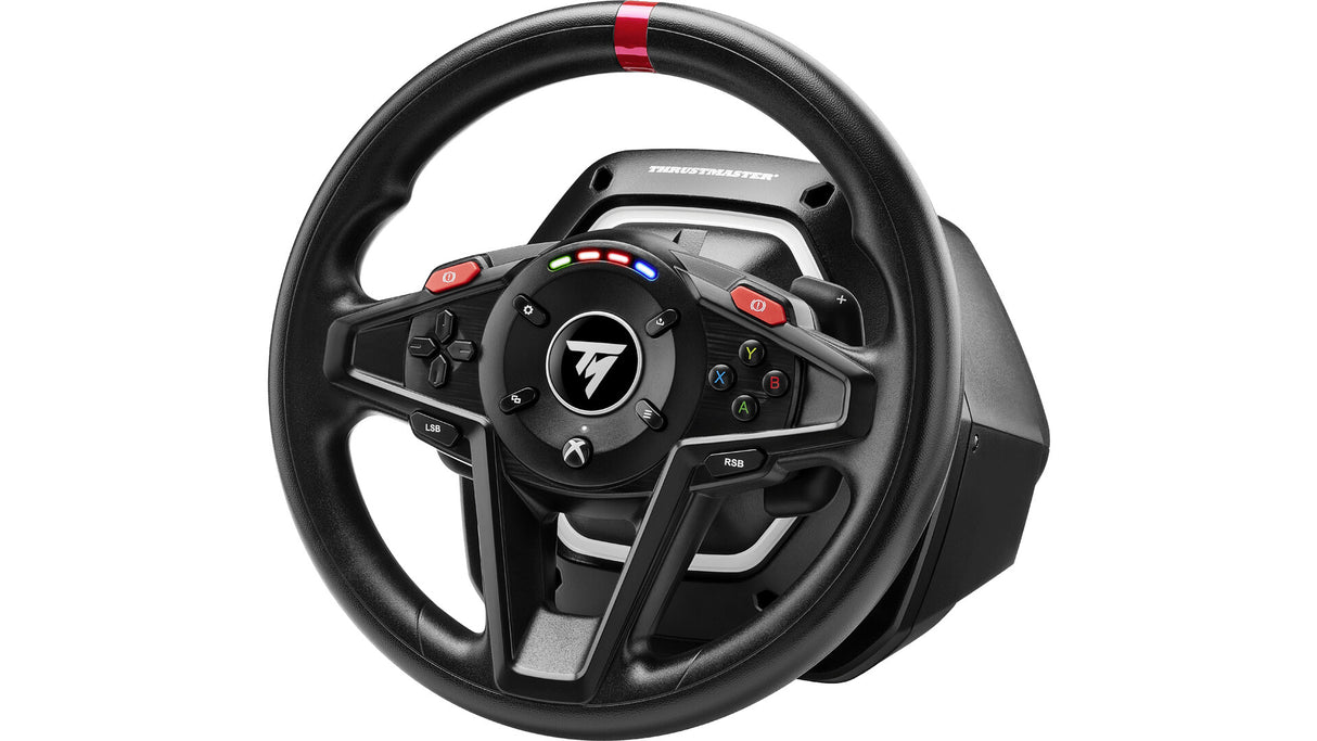 Thrustmaster T128 Sort USB Rat + Pedaler Analog/digital PC, Xbox One, Xbox Series S, Xbox Series X, Xbox One X, Xbox One S
