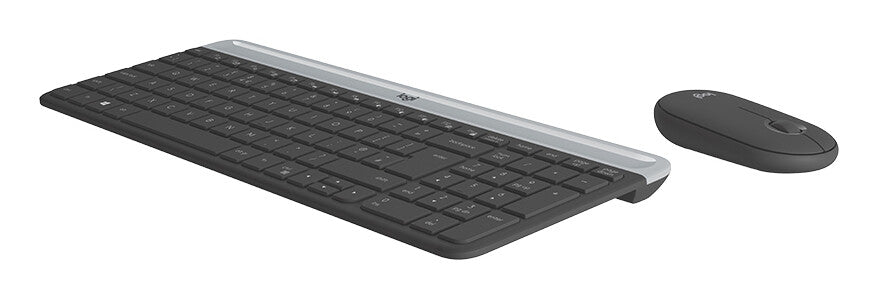 Logitech 920-009200 tastatur Mus inkluderet Universel RF trådløst QWERTY Nordisk Grafit