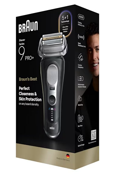 Braun Series 9 Pro+ 9600s Barbermaskine Sort