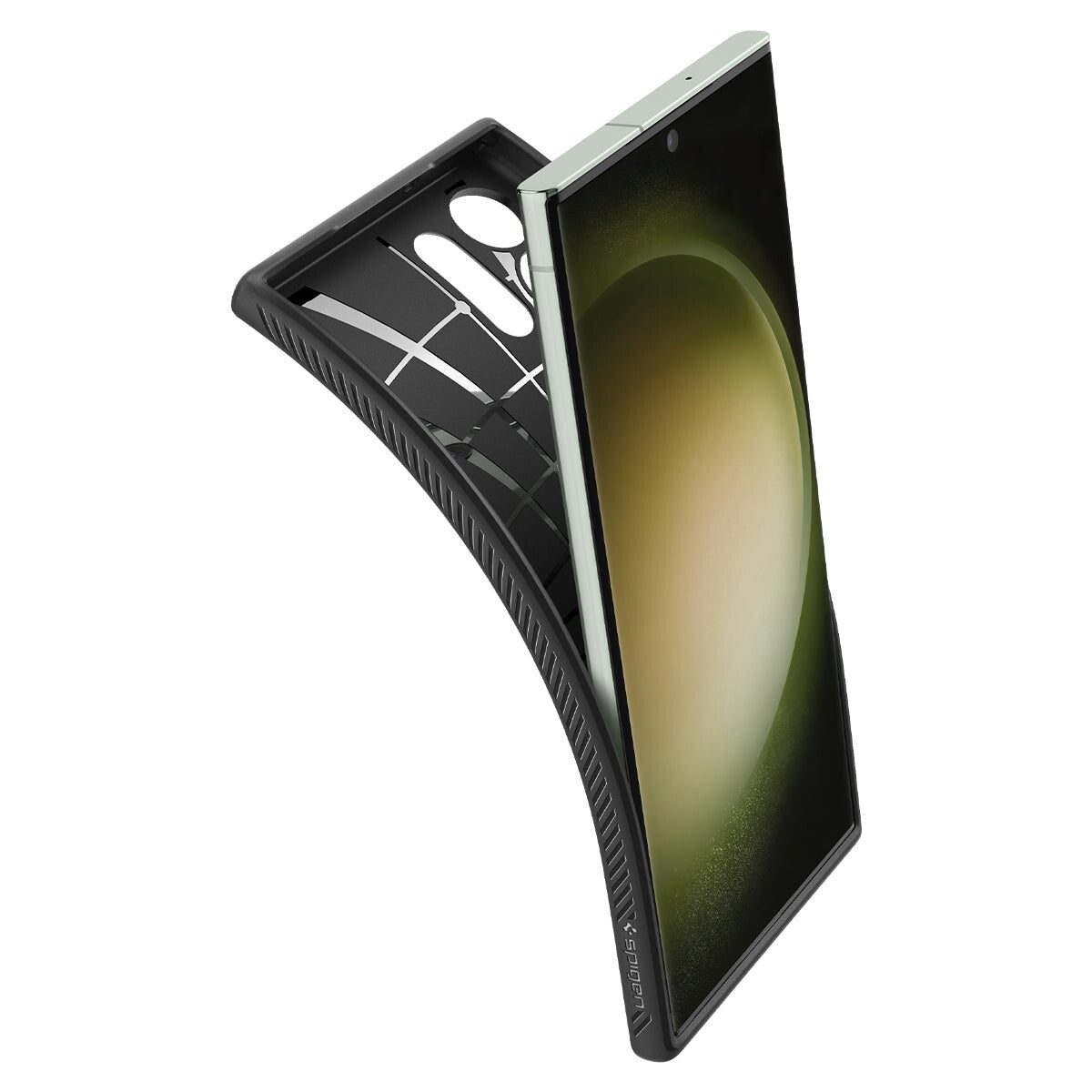Spigen Liquid Air Case til Samsung Galaxy S23 Ultra - Matte Black