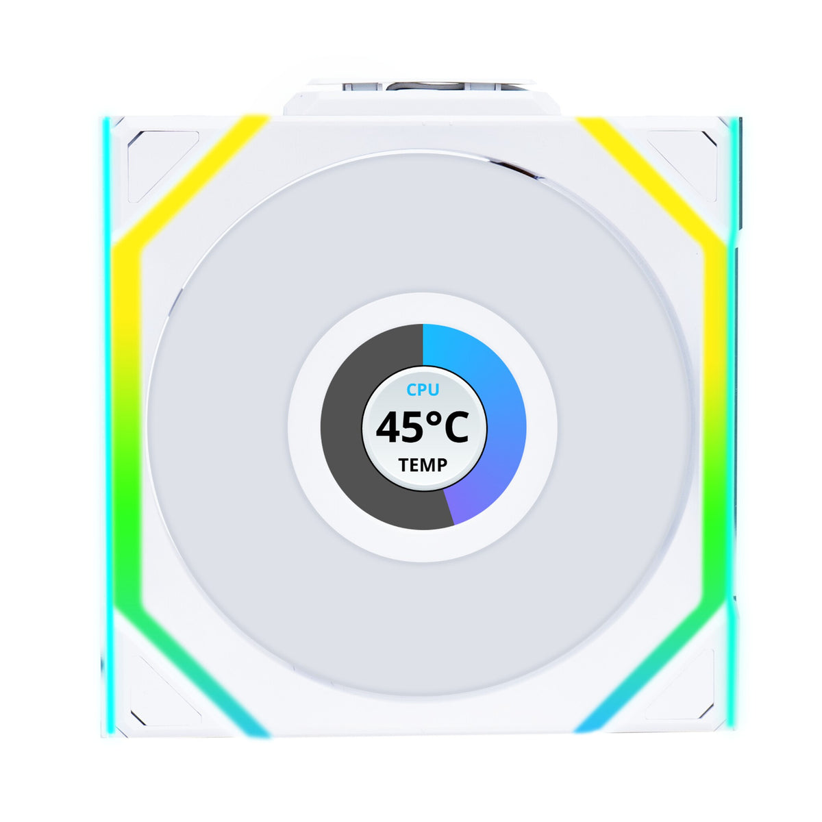 Lian Li UNI FAN SL Wireless LCD 120 Computerkabinet Ventilator 12 cm Hvid 3 stk